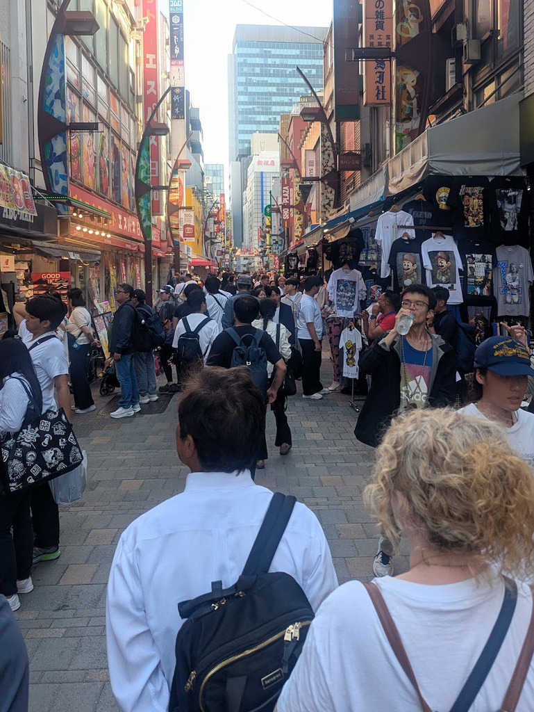 Maria in Ameyoko Market.