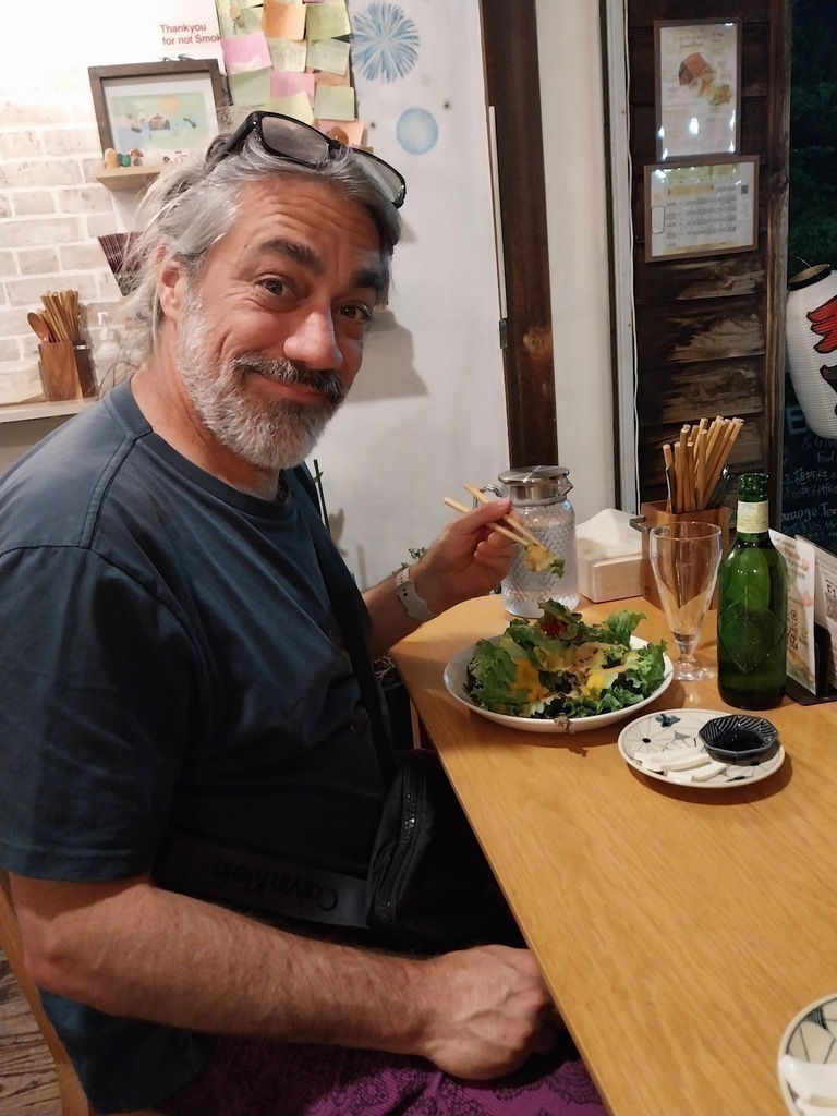 Ro at dinner.