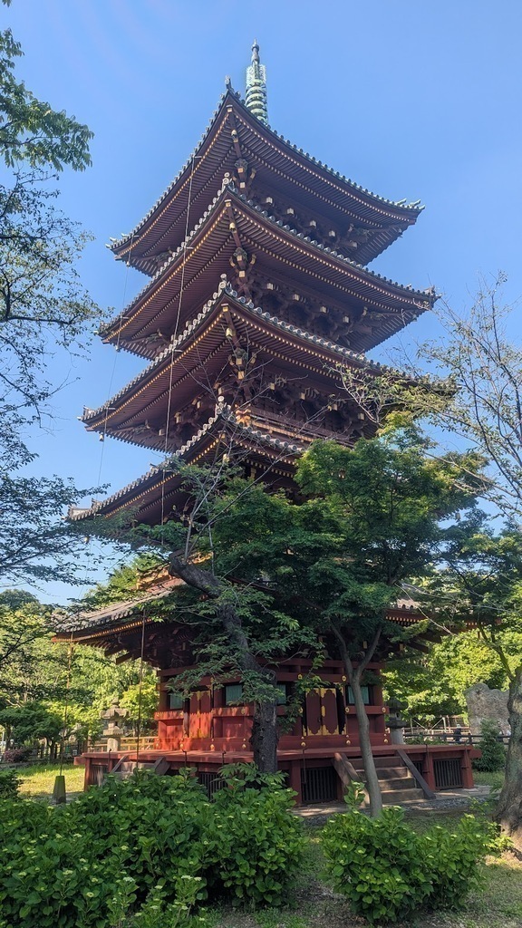 The 5-story pagoda at Tosho-gu Shrine.