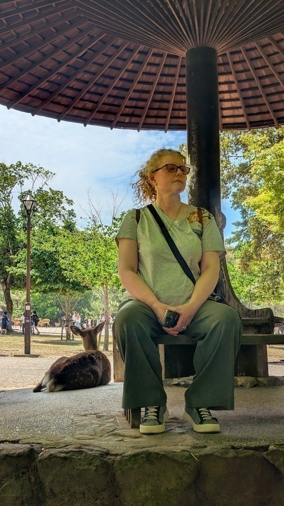 Maria in the shade resting!